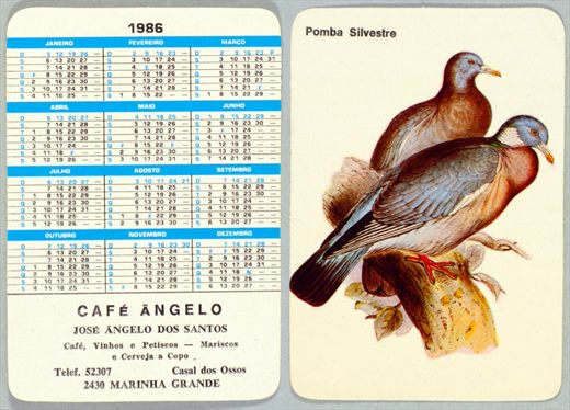 Cafe Angelo - Pomba Silvestre 1986