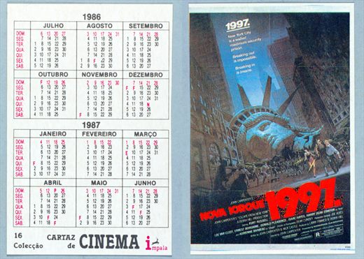 Cartaz de Cinema Impala 16 1986