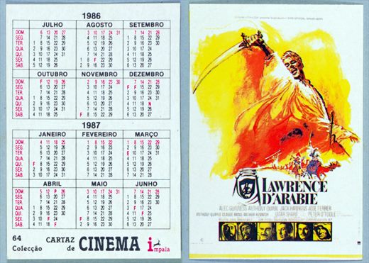 Cartaz de Cinema Impala 64 1986