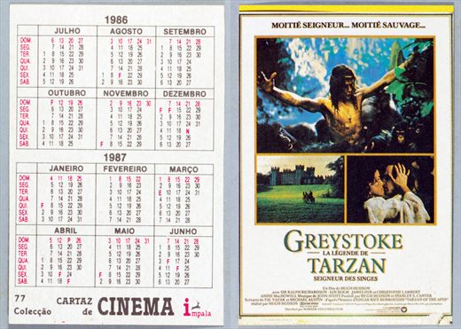 Cartaz de Cinema Impala 77 1986