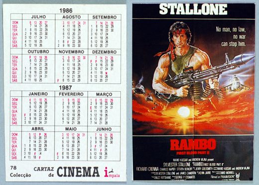 Cartaz de Cinema Impala 78 1986