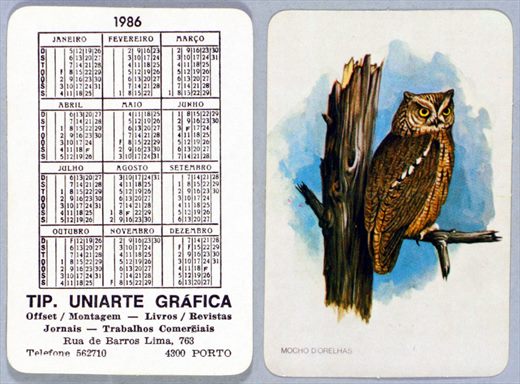 Tip. Uniarte Grafica - Mocho de orelhas 1986