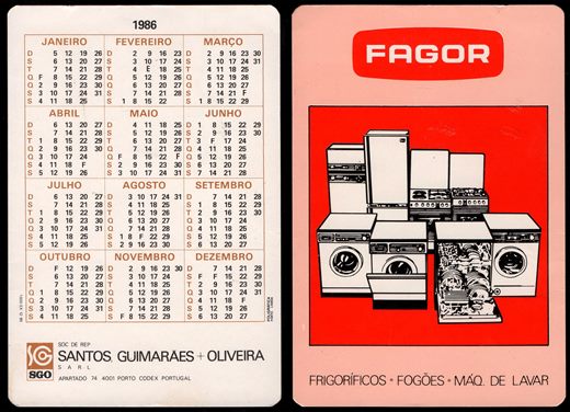 Santos Guimaraes Plus Oliveira (Fagor) 1986