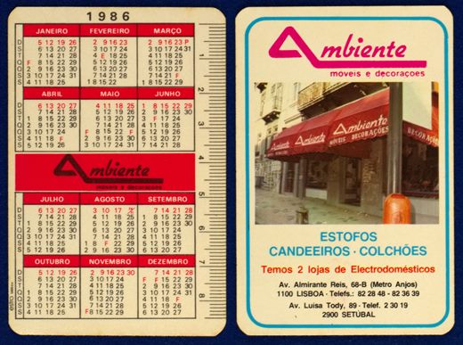 Ambiente moveis e decoracao 1986