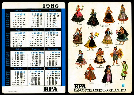 BPA Banco Portuges do Atlantico 1986