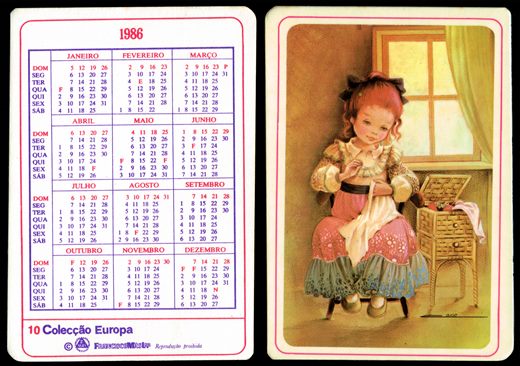 Coleccao Europa 10 1986