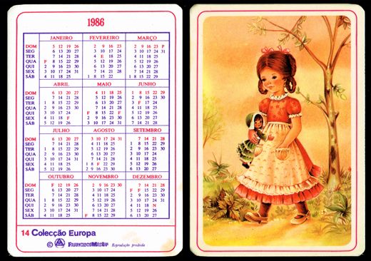 Coleccao Europa 14 1986