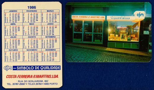Costa Ferreira e Martins - cfm 1986