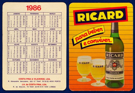 Costa Pina e Vilaverde - Ricard 1986