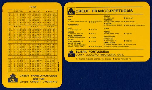 Credirt Franco-Portugais 1986