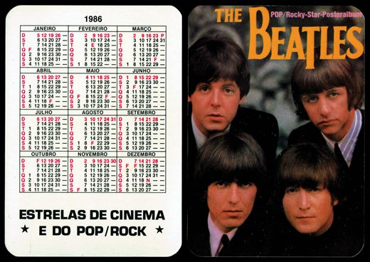 Estrelas de Cinema e do Pop-Rock - The Beatles 1986