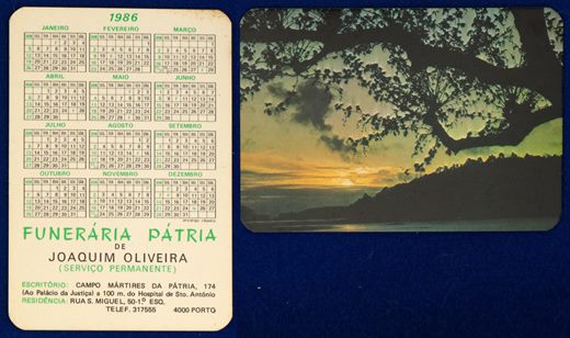 Funeraria Patria de Joaquim Oliveira 1986