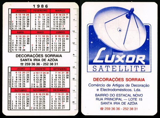 Luxor Satellite - Decoracoes Sprraia 1986