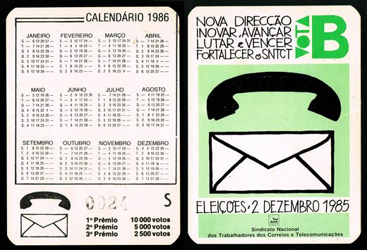 Sindicato Nacional dos Trabalhadores dos Correios E Telecomunicacoes 1986 (3)