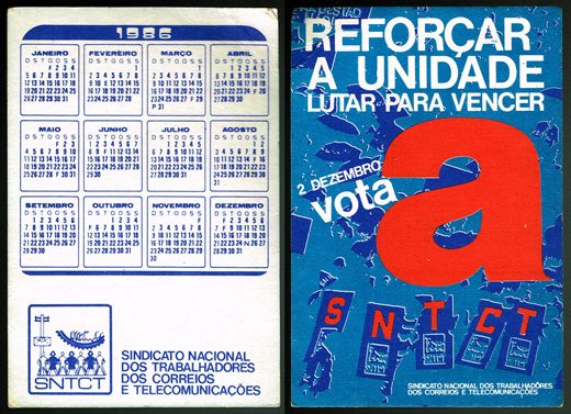 Sindicato Nacional dos Trabalhadores dos Correios e Telecomunicacoes 1986