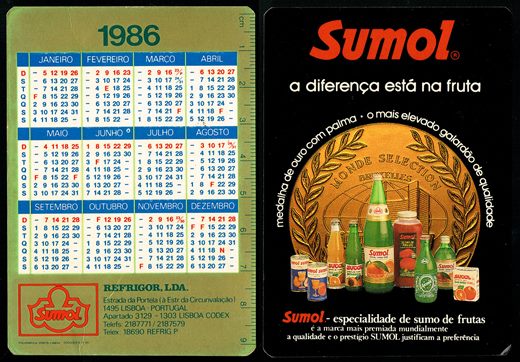 Sumol - Refrigor 1986