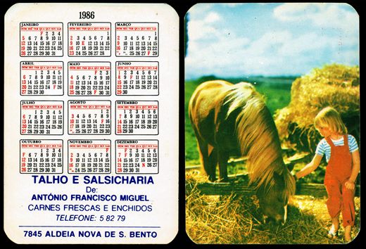 Talho e Salsicharia de Antonio Francisco Miguel 1986