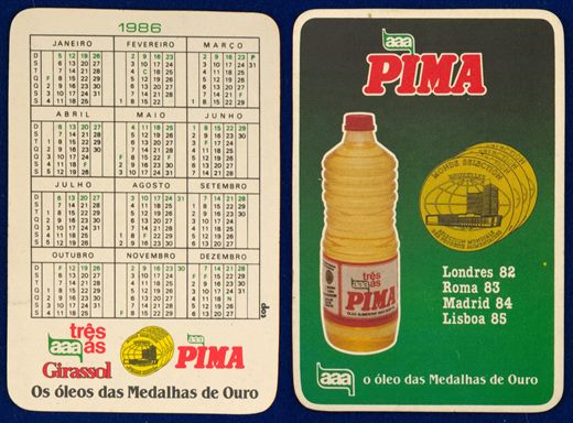 Tres as - PIMA 1986