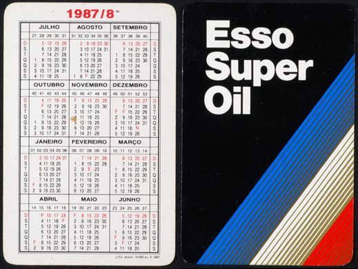 Esso Super Oil 1987-1988