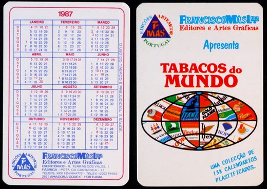 Francisco Mas - Tabacos do Mundo 000 1987