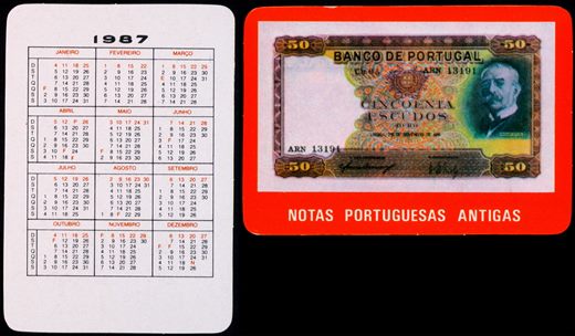 Notas Portuguesas Antigas 02 1987