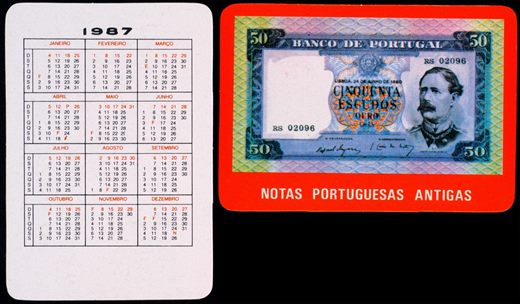 Notas Portuguesas Antigas 03 1987