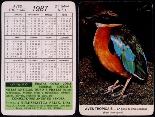 Numismatica Felix (Aves Tropicais 2da serie 04) 1987