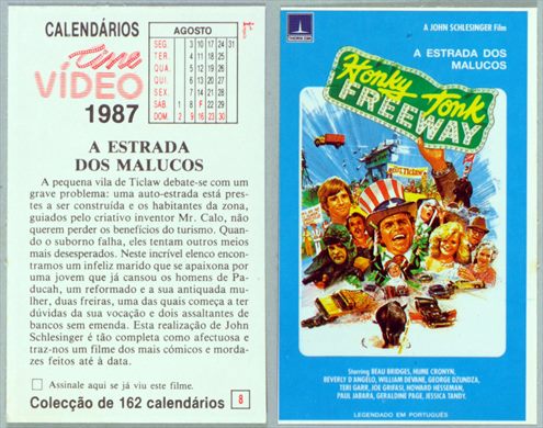 Calendarios Cine Video 008 1987