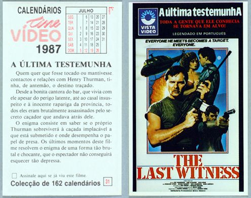Calendarios Cine Video 031 1987