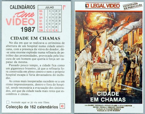 Calendarios Cine Video 043 1987