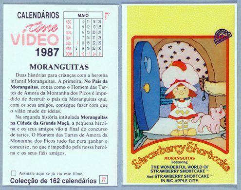Calendarios Cine Video 077 1987