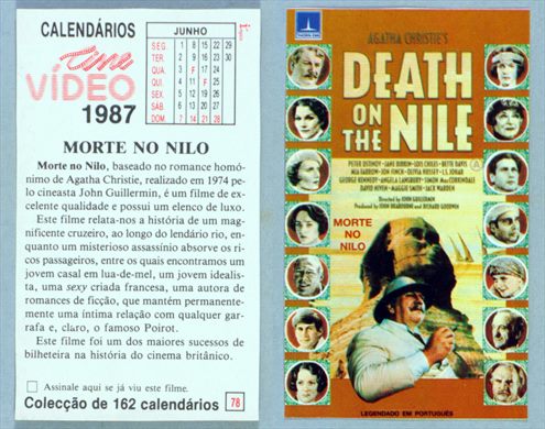 Calendarios Cine Video 078 1987