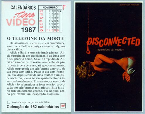 Calendarios Cine Video 107 1987