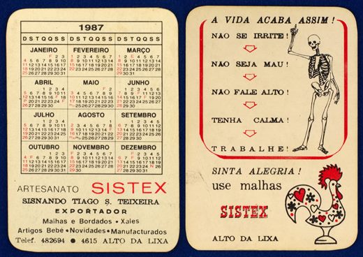 Artesanato SISTEX de Sisnando Tiago S. Teixeira 1987