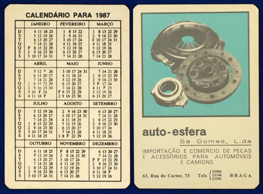 Auto-esfera de Sa Gomes 1987