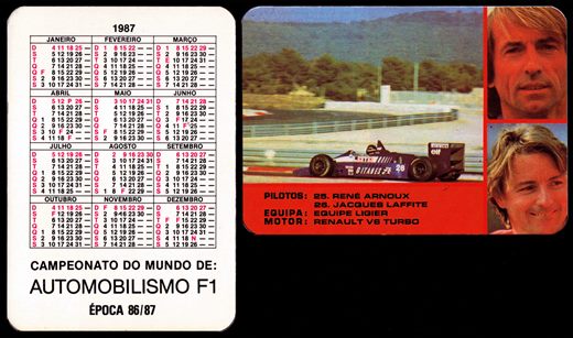 Campeonato do mundo de Automobilismo F1 epoca 86-87 (08) 1987