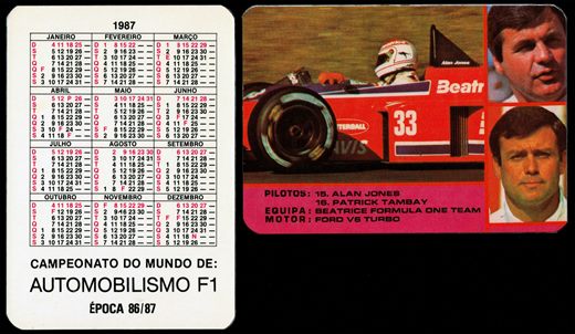 Campeonato do mundo de Automobilismo F1 epoca 86-87 (11) 1987