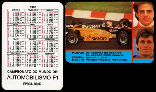 Campeonato do mundo de Automobilismo F1 epoca 86-87 (15) 1987