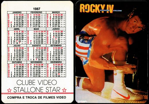 Clube de Video Stallone Star 04 1987