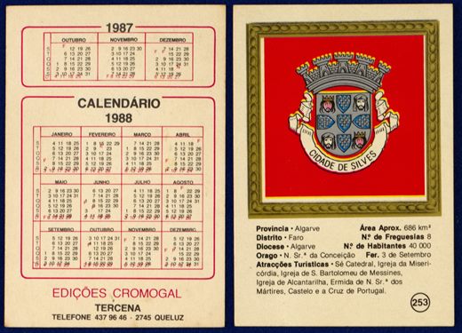 Edicoes Cromogal - Tercena 253 1987