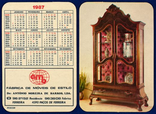Fabrica de Moveis de Estilo de Antonio Moreira de Barros 1987