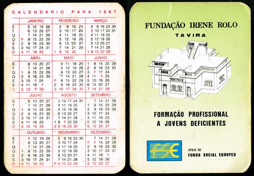 Fundacao Irene Rolo - Tavira 1987