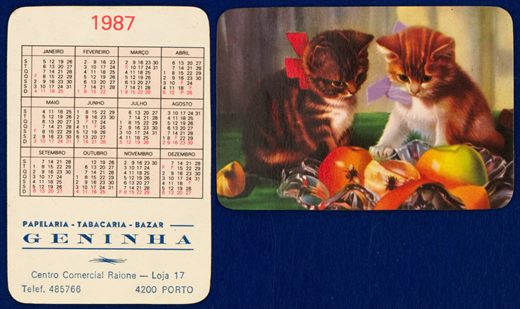 Geninha papelaria-tabacaria-bazar - gatos 1987