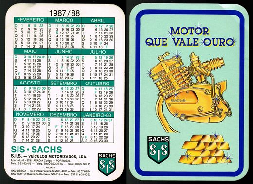Sis Sachs 1987-1988