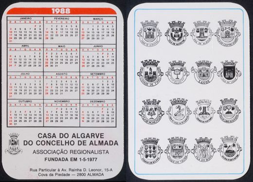 Casa do Algarve do Concelho de Almada 1988