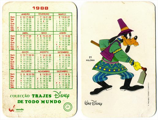Disney (Trajes de todo mundo) 21 1988