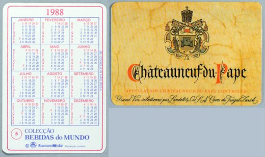 Coleccao Bebidas do Mundo 008 1988