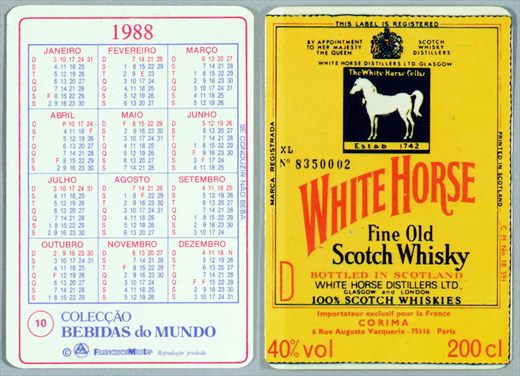 Coleccao Bebidas do Mundo 010 1988