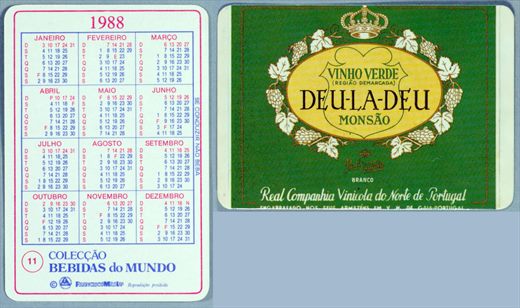 Coleccao Bebidas do Mundo 011 1988