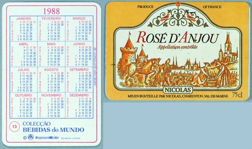 Coleccao Bebidas do Mundo 013 1988
